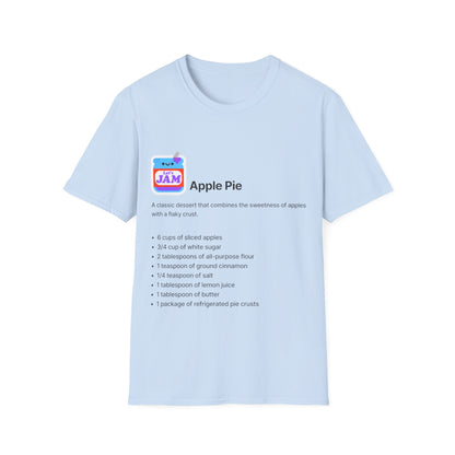 Apple Pie Recipe Soft style T-Shirt