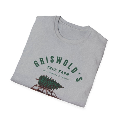 T-shirt Griswolds Tree Farm Film Favourite, Comfy Unisex Tee for Movie Lovers, Perfect Gift for Christmas