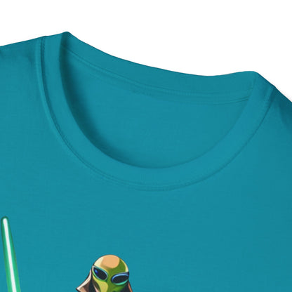 Unleash Your Inner Jedi with Alien Knight T-Shirt, Epic Space Adventure Design, Perfect for Cosplay and Movie Fans, Unique Gift