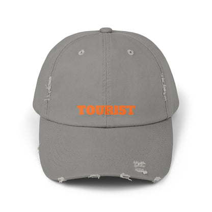 Tourist - Unisex Distressed Cap By Savage Designs