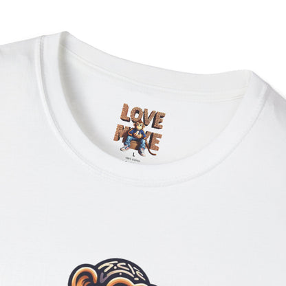 Love Monkey T-Shirt - Unique Designer Graphic Tee, Perfect Casual Wear, Ideal Designer Wear Gift