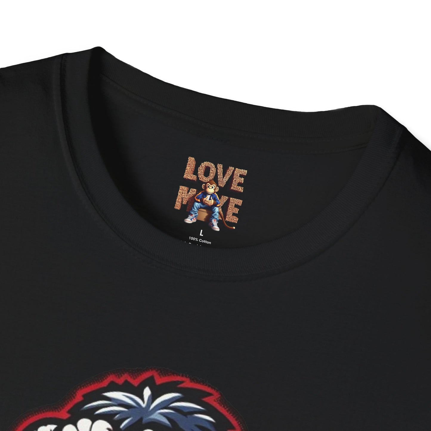 Love Monkey T-shirt, Trendy & Stylish Graphic Tee, Ideal for Everyday Wear, Fun Gift for All Ages