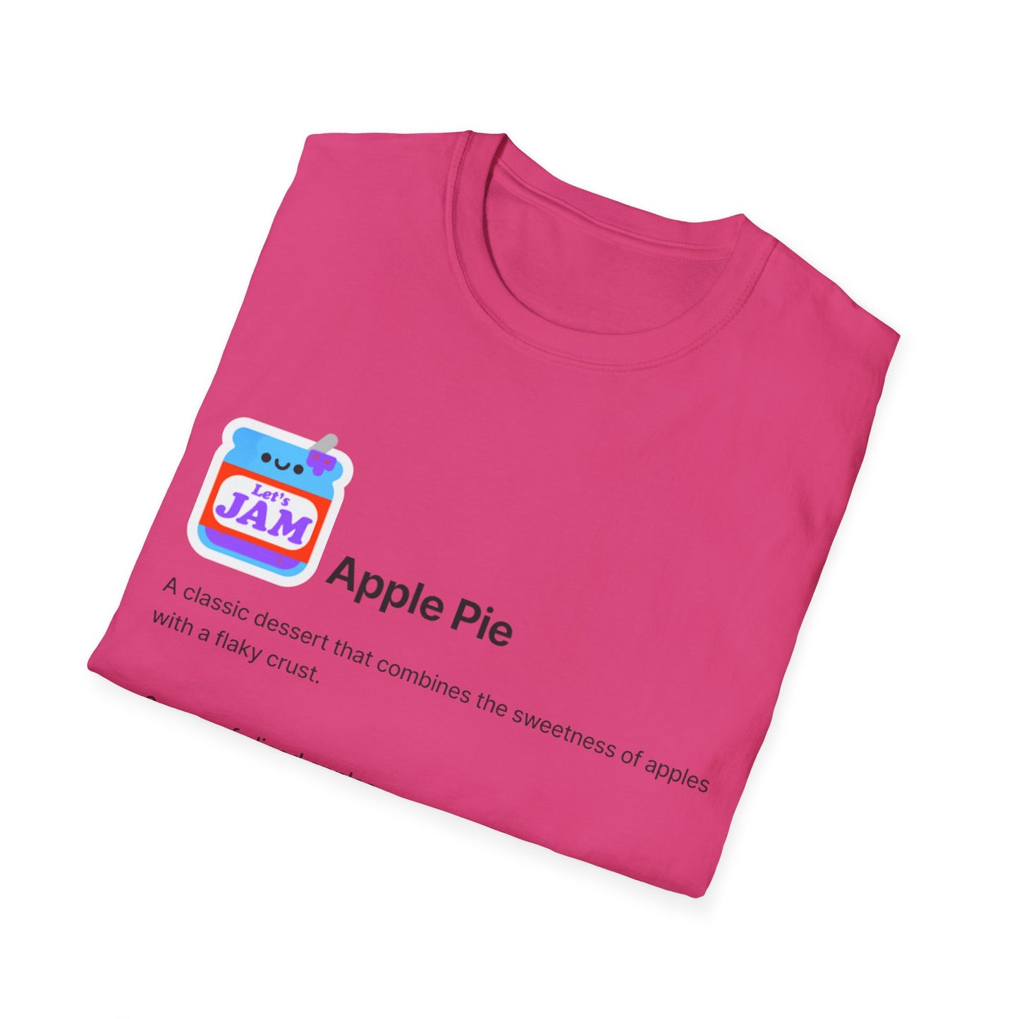 Apple Pie Recipe Soft style T-Shirt