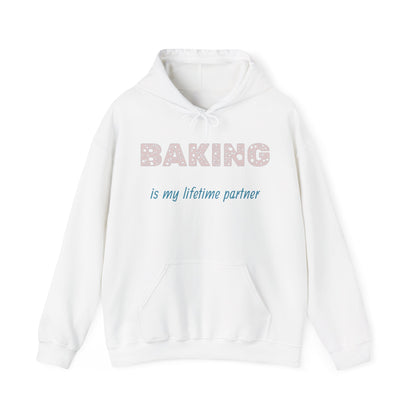 Baking Hoodie - Unisex Heavy Blend™ Hooded Sweatshirt, Comfy Lifetime Baking Partner, Perfect Gift for Bakers