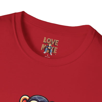 Love Monkey T-Shirt - Unique Designer Graphic Tee, Perfect Casual Wear, Ideal Designer Wear Gift