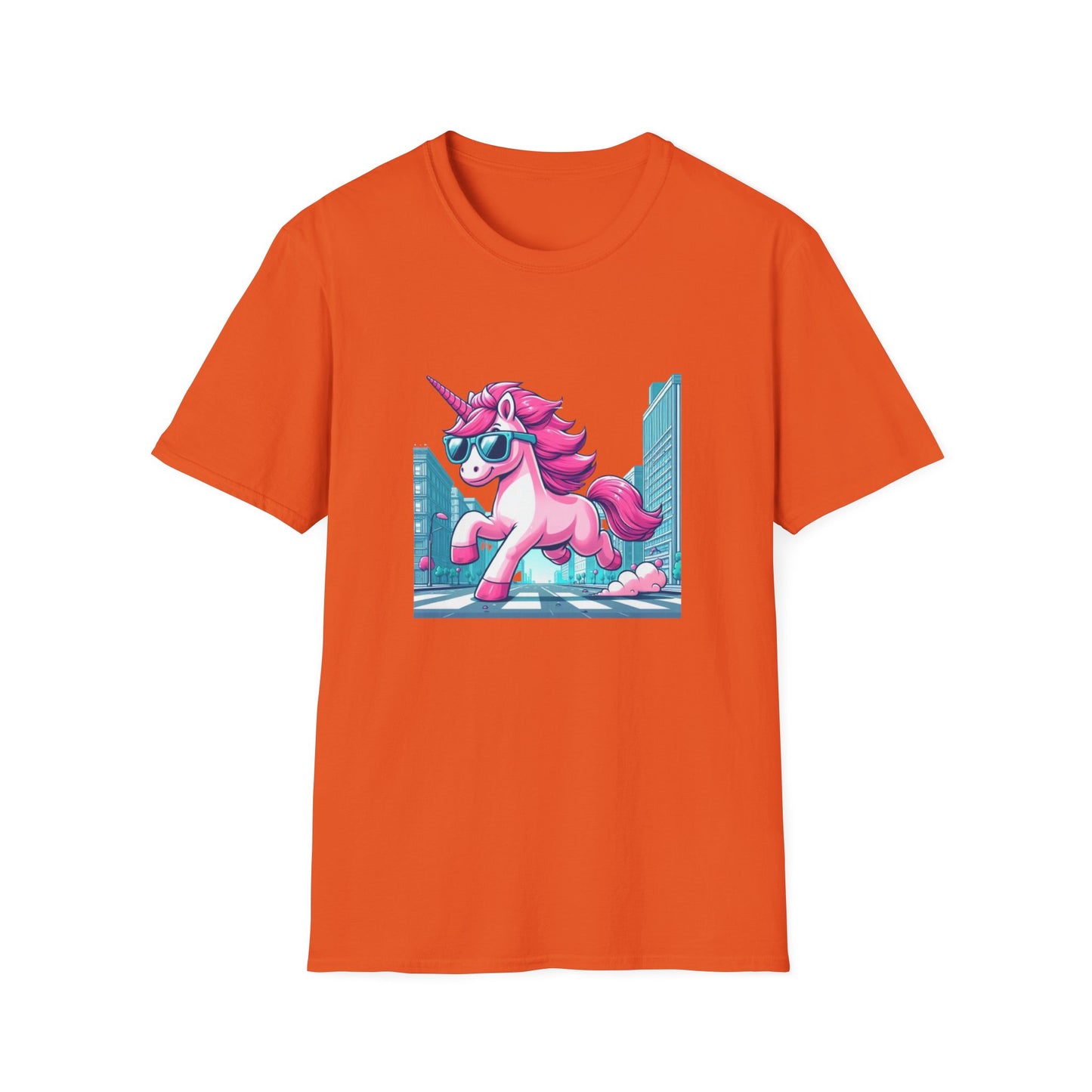 Unicorn T-Shirt: Unique Cool Unicorn In The City Print, Ideal for Everyday Outfits and Unicorn Themed Gifts