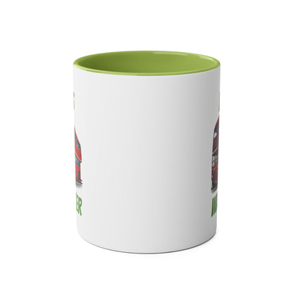 Bus Wanker - Two-Tone Coffee Mugs, 11oz