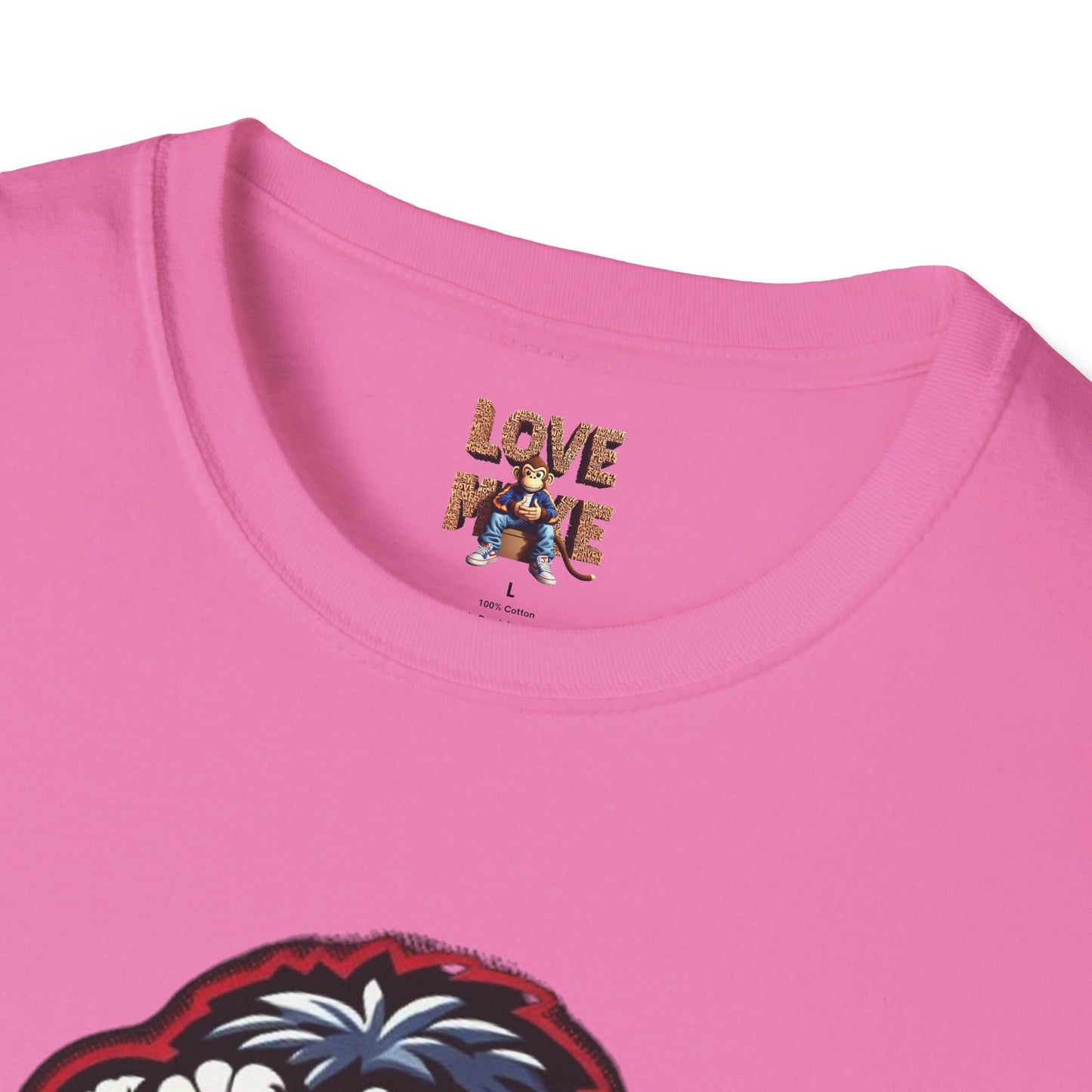 Love Monkey T-shirt, Trendy & Stylish Graphic Tee, Ideal for Everyday Wear, Fun Gift for All Ages