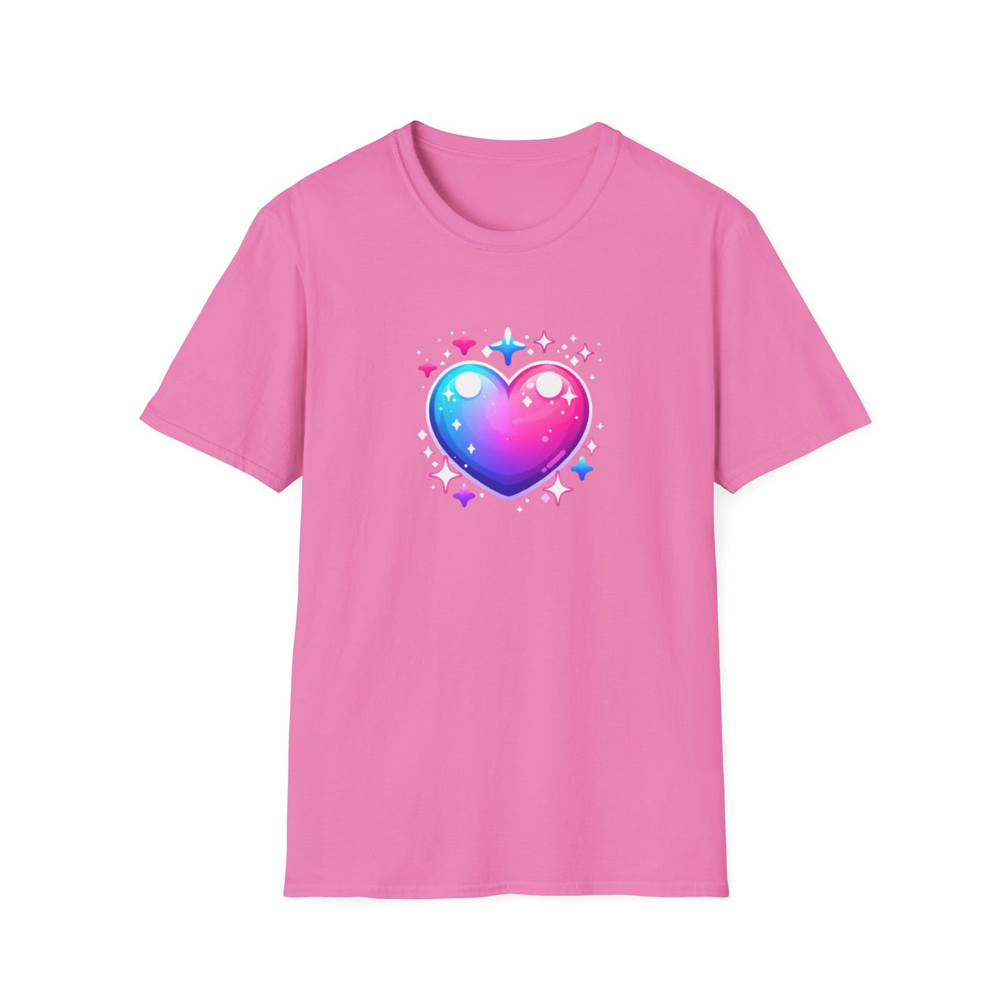 Love Heart T-Shirt, Stylish Unisex Love Symbol Top, Casual Wear for Date Night, Sweetheart Birthday Present