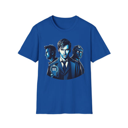 Dr Who Inspired Fan Art T-Shirt, Timeless Whovian Tee, Casual Cosplay Apparel, Unique Sci-Fi Gift