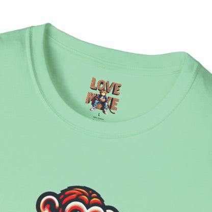 T-shirt Love Monkey Design - Cool, Stylish & Trendy - Perfect for Casual Wear - Unique Gift Idea