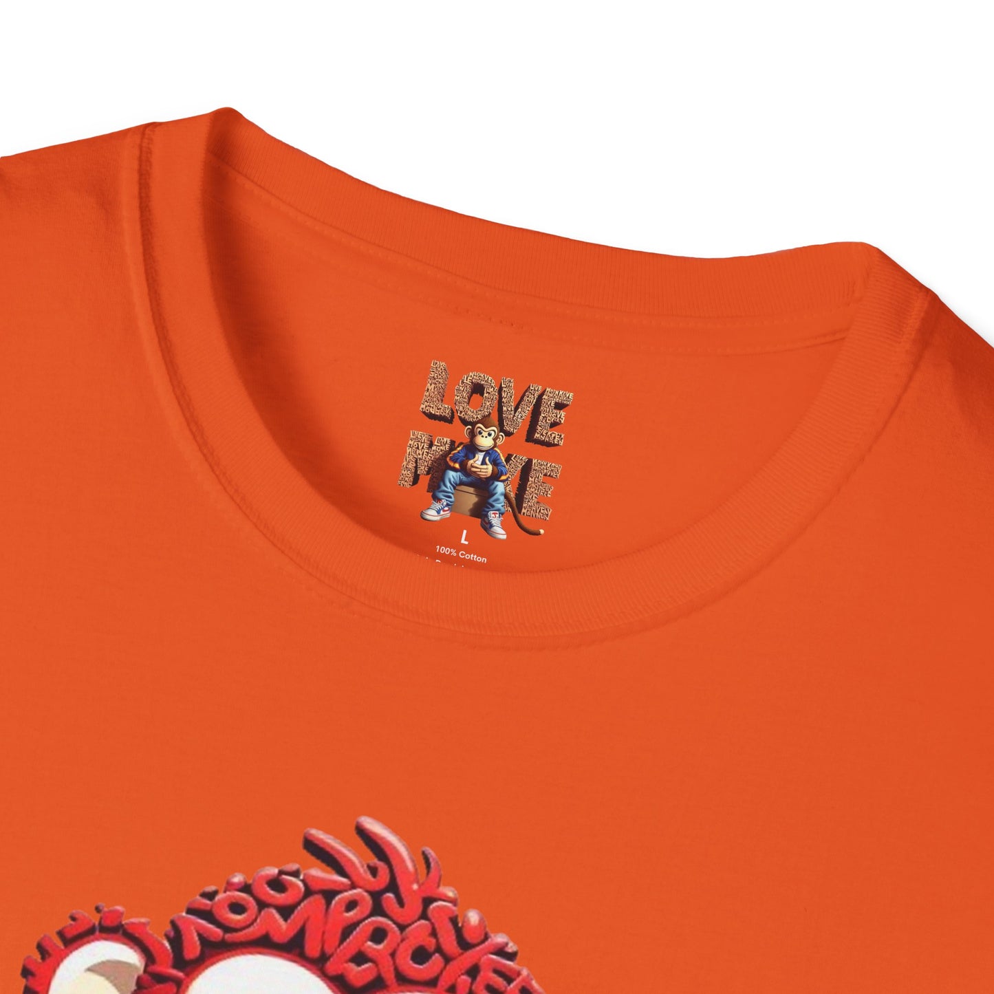 Cool Love Monkey T-Shirt - Stand Out in Style - Perfect for Casual Outfits - Awesome Gift Choice