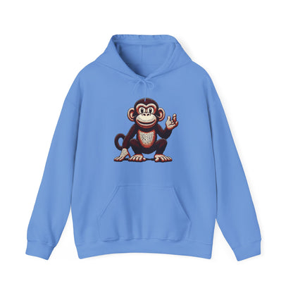 Designer Love Monkey Hoodie - Cool Graphic Animal Top, Ideal for Casual Outfits, Designer Hoodie