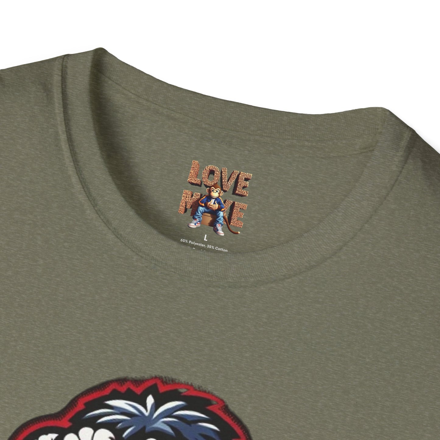 Love Monkey T-shirt, Trendy & Stylish Graphic Tee, Ideal for Everyday Wear, Fun Gift for All Ages