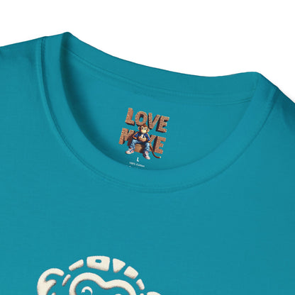 T-shirt - Funky & Stylish Love Monkey Design, Casual Wear for Trendy Fashion Lovers, Perfect Gift for Friends