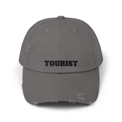 Tourist - Unisex Distressed Cap By Savage Designs