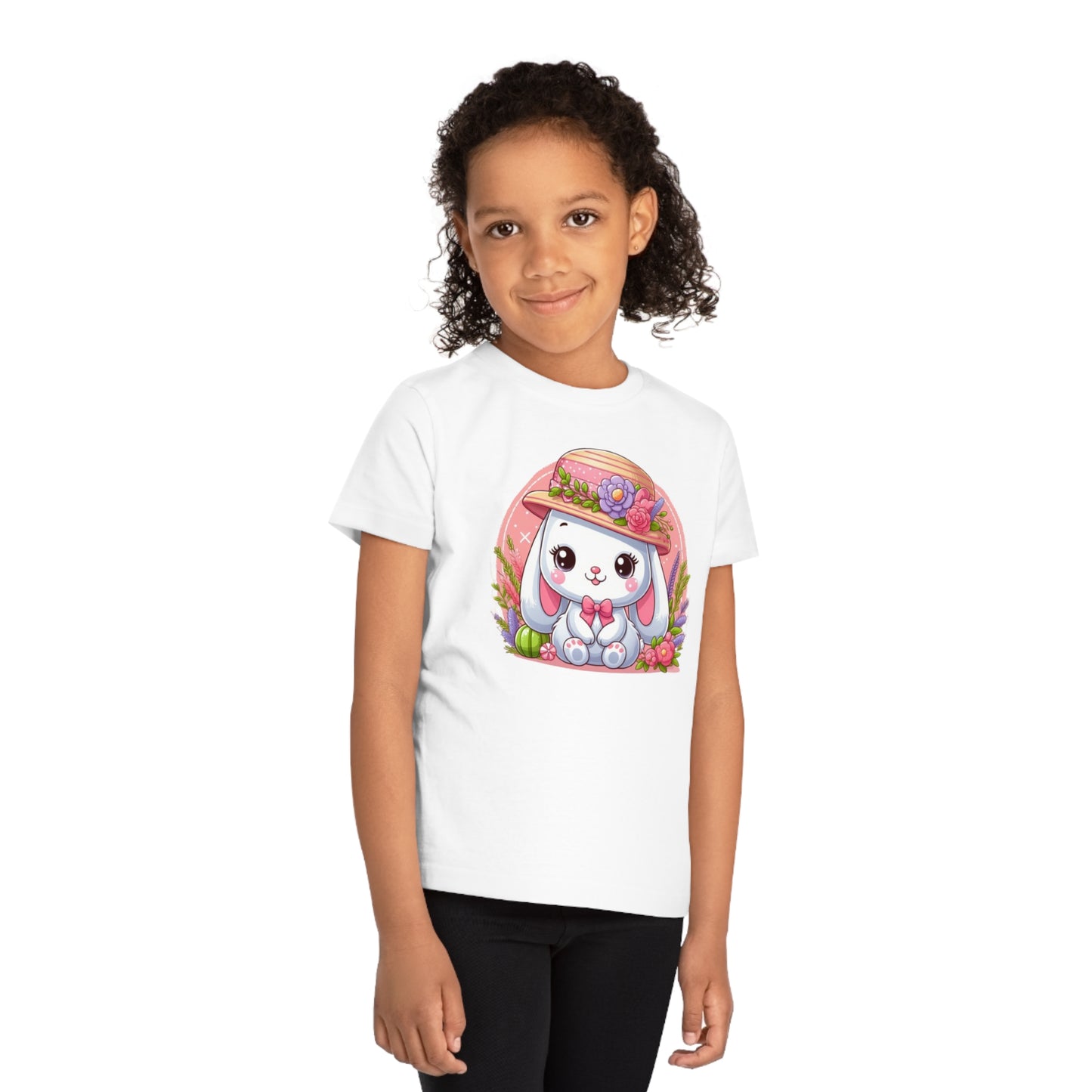 T Shirt: Cute Kids Bunny Rabbit Graphic, Fun & Playful Everyday Wear, Ideal Gift for Animal Lovers