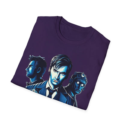 Dr Who Inspired Fan Art T-Shirt, Timeless Whovian Tee, Casual Cosplay Apparel, Unique Sci-Fi Gift