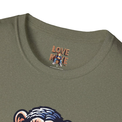 T-shirt Love Monkey Design, Cool & Stylish Tee, Perfect for Casual Wear and a Unique Gift for Friends and Family