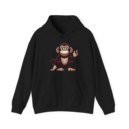 Designer Love Monkey Hoodie - Cool Graphic Animal Top, Ideal for Casual Outfits, Designer Hoodie