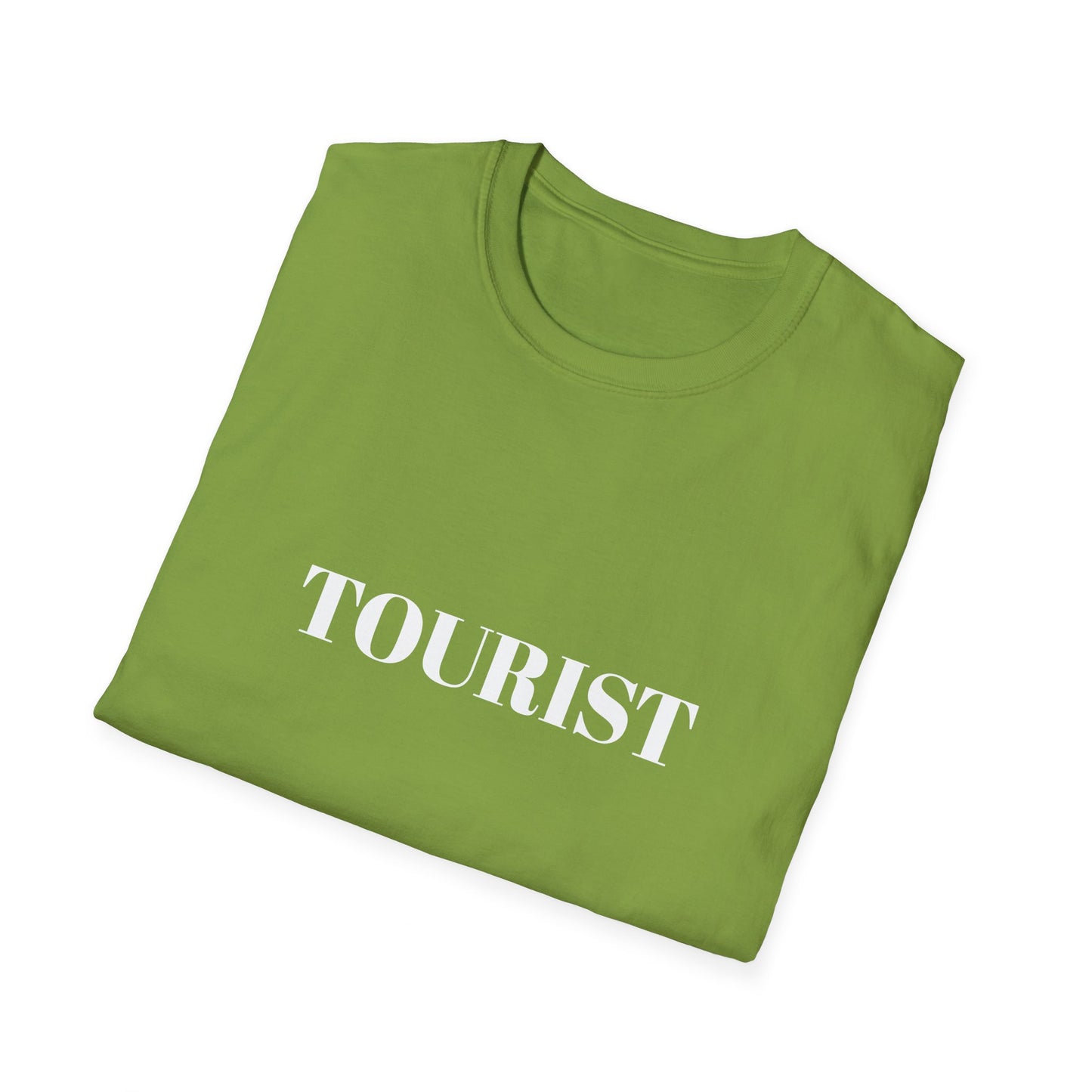 Tourist - 2 Sided Graphic T-Shirt  - Rear has dictionary description.