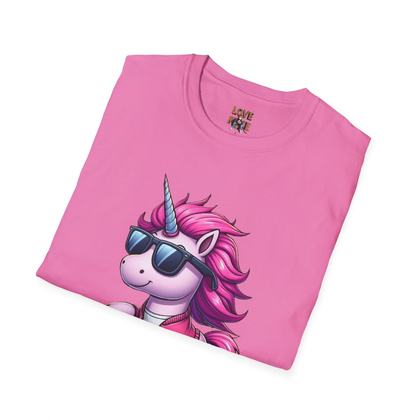 Unicorn T-Shirt - Cool Unicorn by Love Monkey Design, Trendy Tee for Unicorn Lovers, Perfect Gift for Birthdays