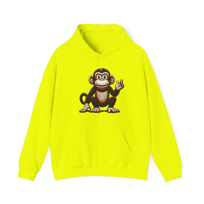 Designer Love Monkey Hoodie - Cool Graphic Animal Top, Ideal for Casual Outfits, Designer Hoodie