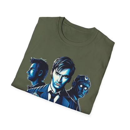 Dr Who Inspired Fan Art T-Shirt, Timeless Whovian Tee, Casual Cosplay Apparel, Unique Sci-Fi Gift