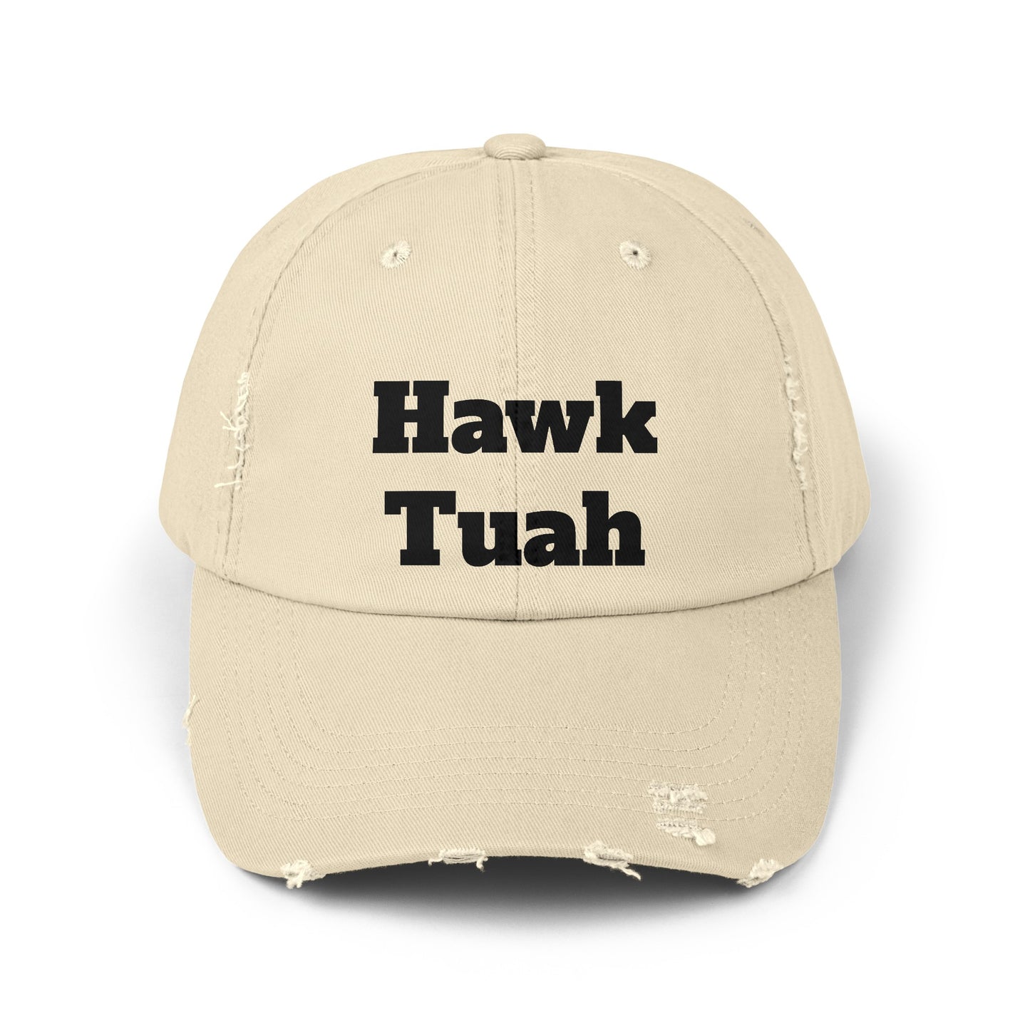 Hawk Tuah -  Unisex Distressed Cap by Savage Designs