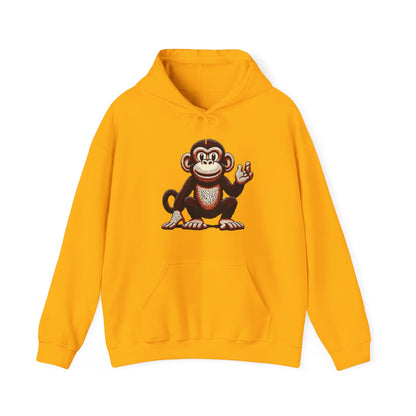 Designer Love Monkey Hoodie - Cool Graphic Animal Top, Ideal for Casual Outfits, Designer Hoodie