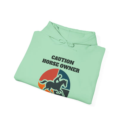 Caution Horse Owner Hoodie - Hooded Sweatshirt