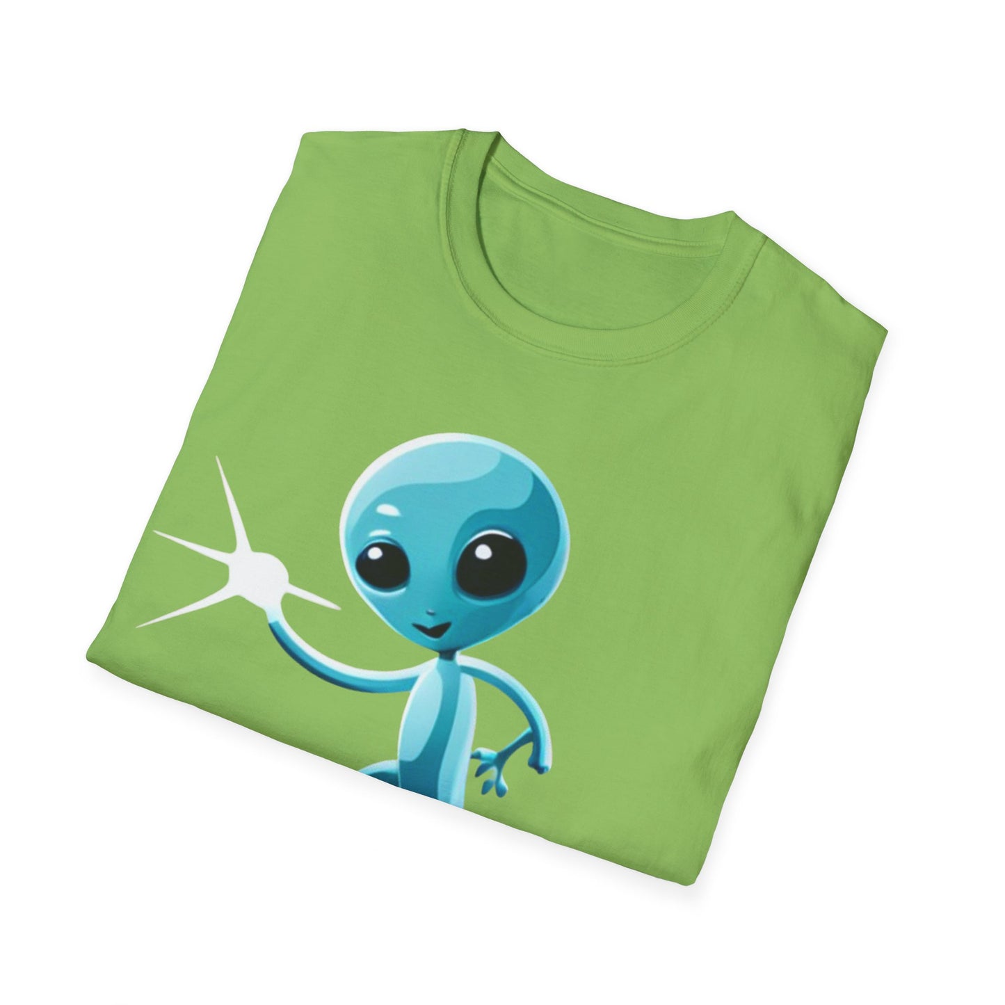 T-Shirt: Fun Loving Alien Design, Unique Graphic Tee for Casual Wear, Perfect Gift for Sci-Fi Fans