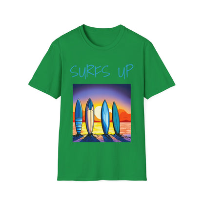 Surfs Up - Softstyle T-Shirt