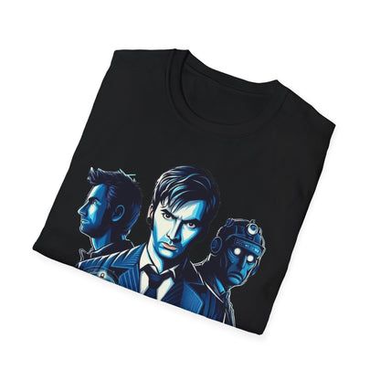 Dr Who Inspired Fan Art T-Shirt, Timeless Whovian Tee, Casual Cosplay Apparel, Unique Sci-Fi Gift