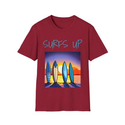 Surfs Up - Softstyle T-Shirt