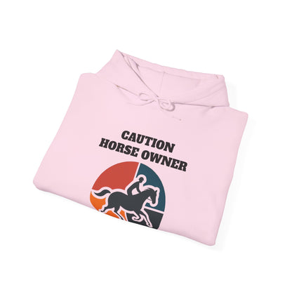 Caution Horse Owner Hoodie - Hooded Sweatshirt