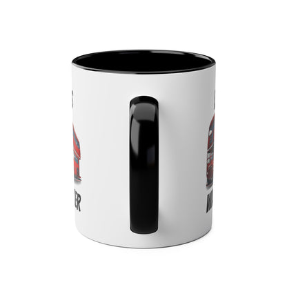 Bus Wanker - Two-Tone Coffee Mugs, 11oz