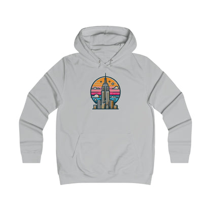 Vintage-Inspired Empire State Building Hoodie - 1970s Style Graphic Sweatshirt - Perfect for Retro Outfits and Gifts