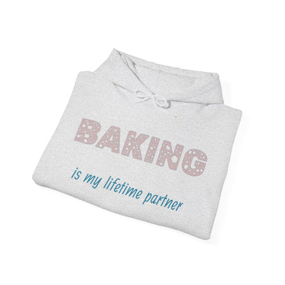 Baking Hoodie - Unisex Heavy Blend™ Hooded Sweatshirt, Comfy Lifetime Baking Partner, Perfect Gift for Bakers